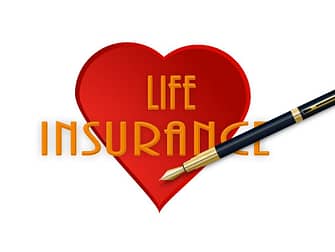 a heart life insurance illustration