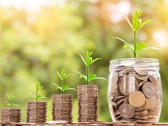 financing coin illustration